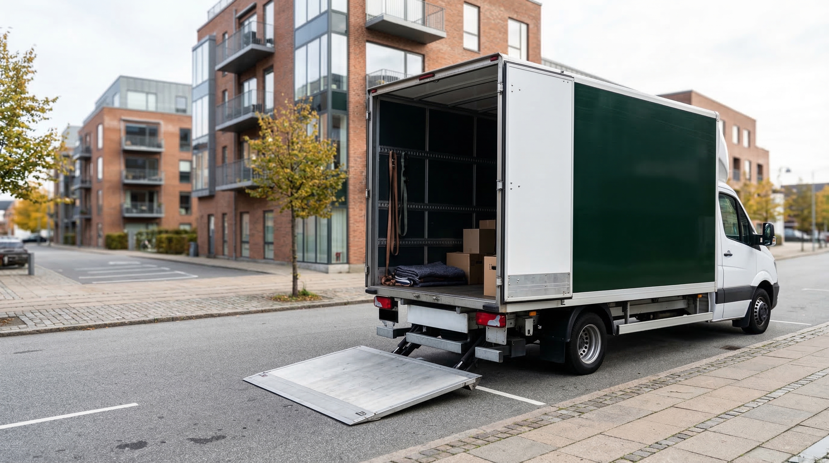 ML Flyt lastbil i Aarhus